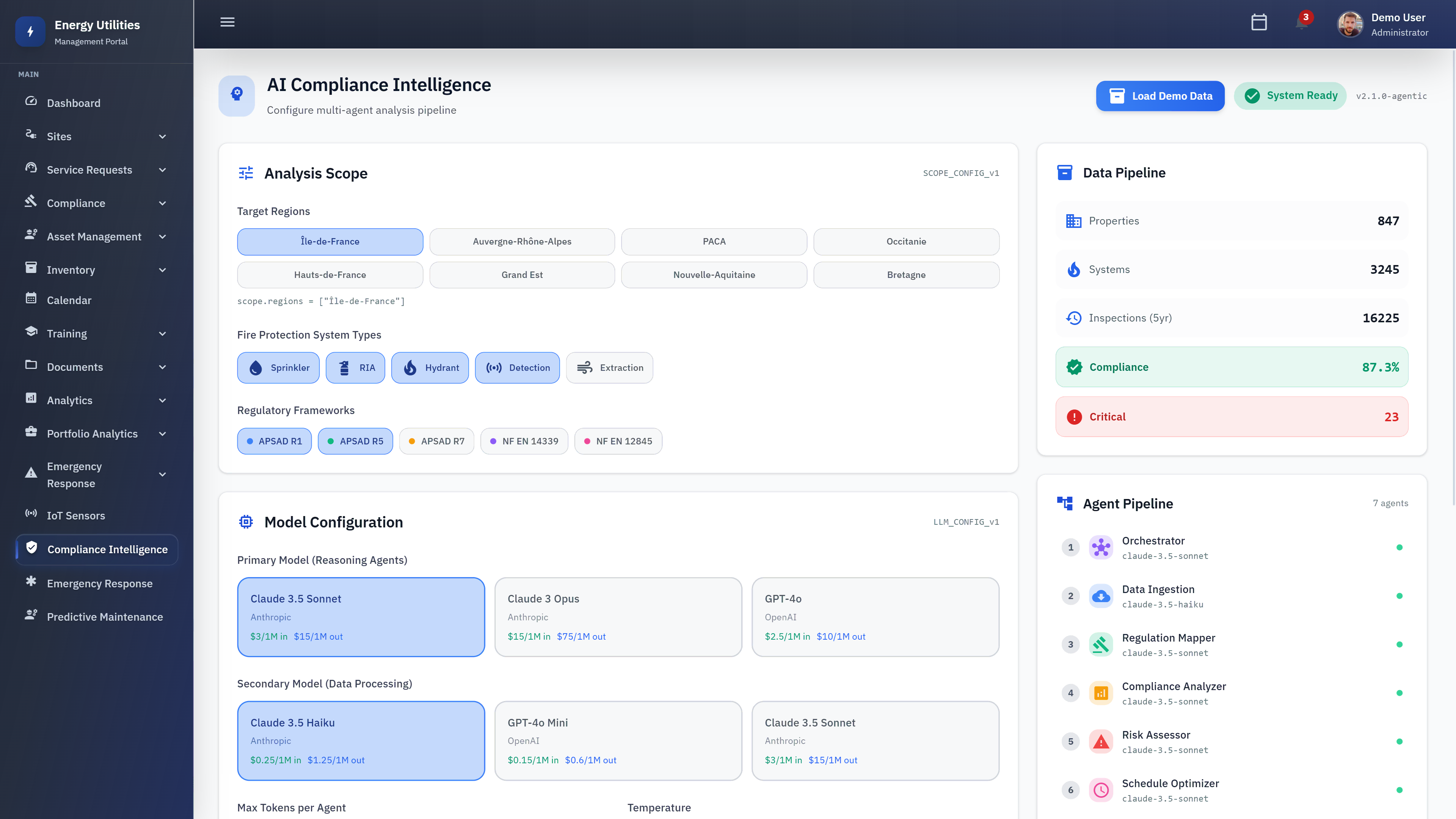 AI Compliance Intelligence Configuration